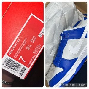 Men’s size 7 dunks… these would fit a women’s 8.5. Brand new never worn.